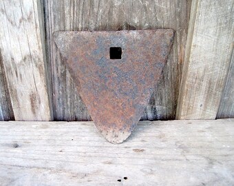 Old Primitive Rusty Plow Blade
