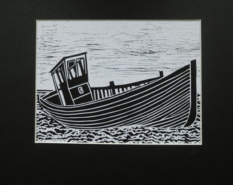Original Limited Edition Hand Printed Lino Cut