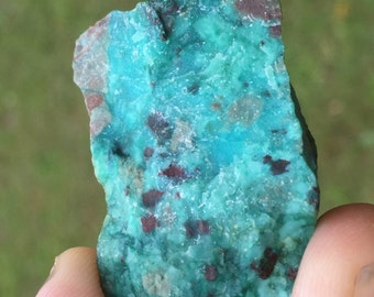 Gem Silica Chrysocolla! Inspiration Mine, AZ.! 29.3g.
