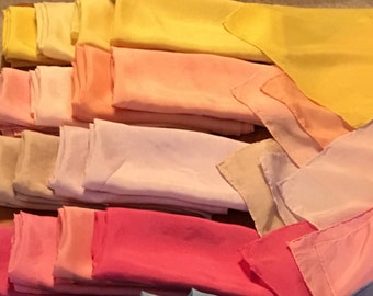 Plant Dyed Waldorf Play Silks