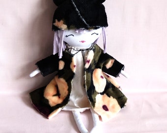 Handmade Ragdoll - Original Soft Doll - Gift for Her - Gift for Baby - Nursery Décor Girls - Softie Ragdoll - Girls Gift -