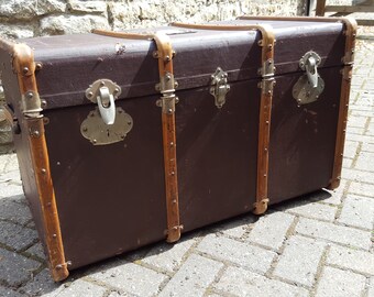 luggage trunk vintage