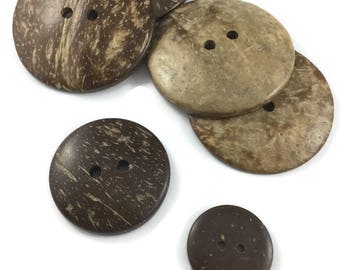 LIMITED QUANTITY, Coconut shell buttons,