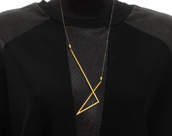 Infinity Necklace, Statement Necklace, Gold Necklace, Geometric Necklace, Necklaces For Women, NB022