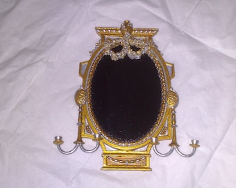 12th Scale Dolls House Girandole Mirror