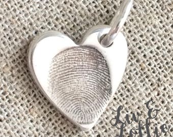 Silver Fingerprint jewelery