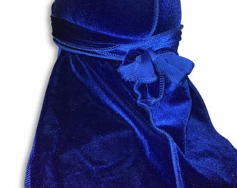 Blue Velvet Color Du-Rag -Premium Quality- Wave Cap-Durag