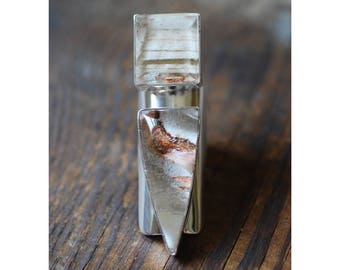 Crisp Air Ring Collector Dollybird Lodalite Crystal Quartz