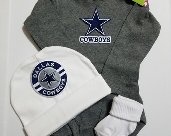 baby dallas cowboys outfit-dallas cowboys baby shower gift-dallas cowboys newborn/dallas cowboys baby outfit/newborn dallas cowboys