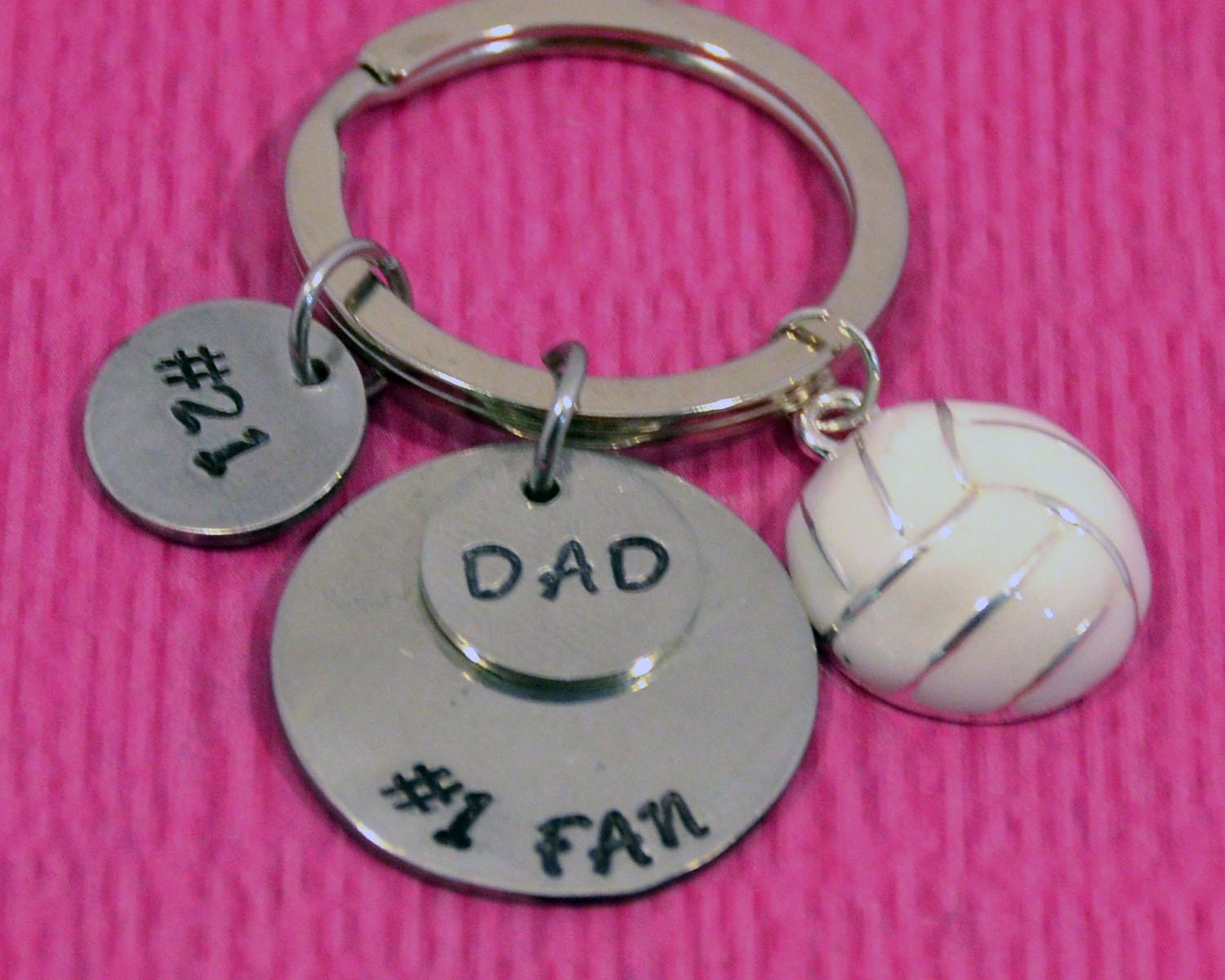 Volleyball Dad Volleyball Gifts Volleyball Dad Keychain