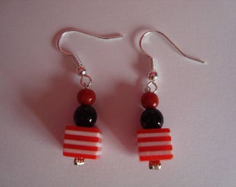 Collection / red earrings