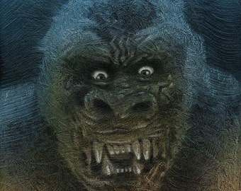 King Kong - Gemälde Painting - Original