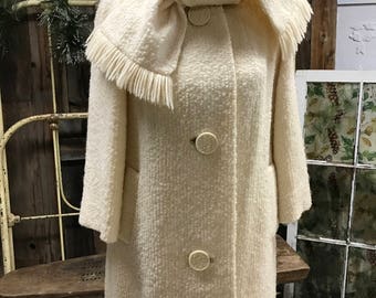 60's Cream Lightweight Coat