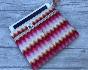 Pink iPad case - iPad sleeve - iPad Air 2 cover - tablet case - iPad sleeve - cotton Anniversary gift - Gift for her