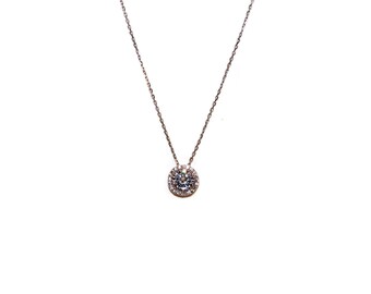 Silver Diamond Necklace