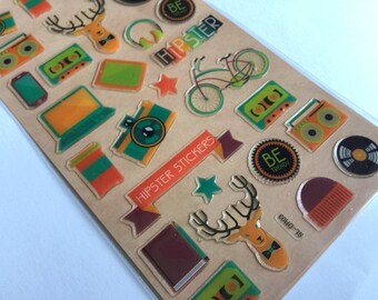 Sticker set camera retro (A1080)