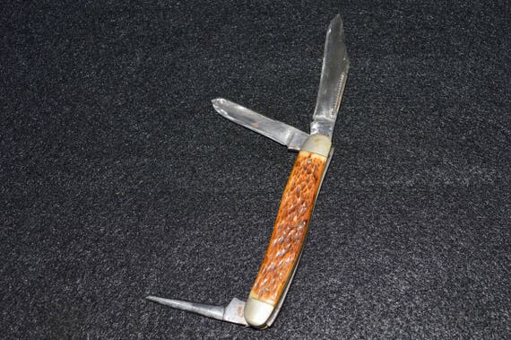 Vintage PAL Cutlery Company Pocket Knife 9 Blade Knife with