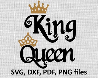 Download King queen crown | Etsy