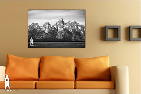 Grand Teton National Park Landscape Photography Mountain Range Print Fine Art Gift For Hiker Outdoors Rustic Grand Teton National Park Landscape Photography Mountain Range Print Fine Art Gift For Hiker Outdoors Rustic