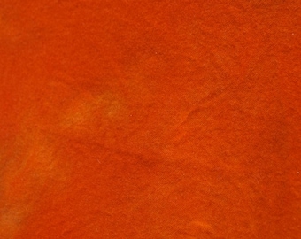 SPICED PUMPKIN Hand dyed and felted wool for rug hooking and other fiber arts projects