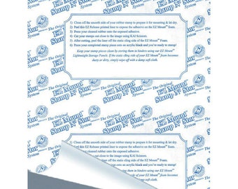 EZmount - Static Cling Mounting Cushion - 8 1/2" x 11" - 1 pc - #EZMOUNT-1