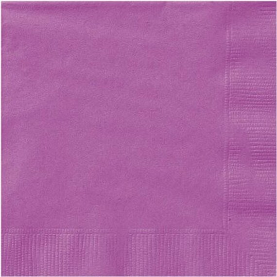 Purple Luncheon Paper Napkins 2 Ply 75ct