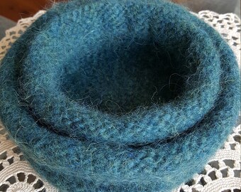 Matching Green Felted Bowls