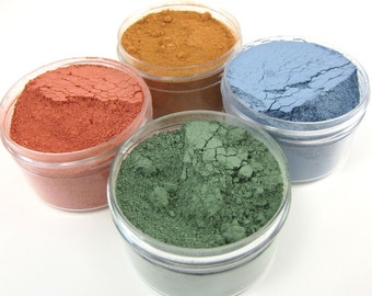 4 Color Milk Paint Sampler - Non-toxic All Natural Paint Perfect for Unfinished Wood Projects - Earth Tones