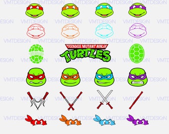 TMNT Svg - Ninja Turtles Svg - Turtles Svg - Teenage Mutant Ninja Turtles svg - TMNT Clipart- TMNT Digital file download svg, eps, jpg, png