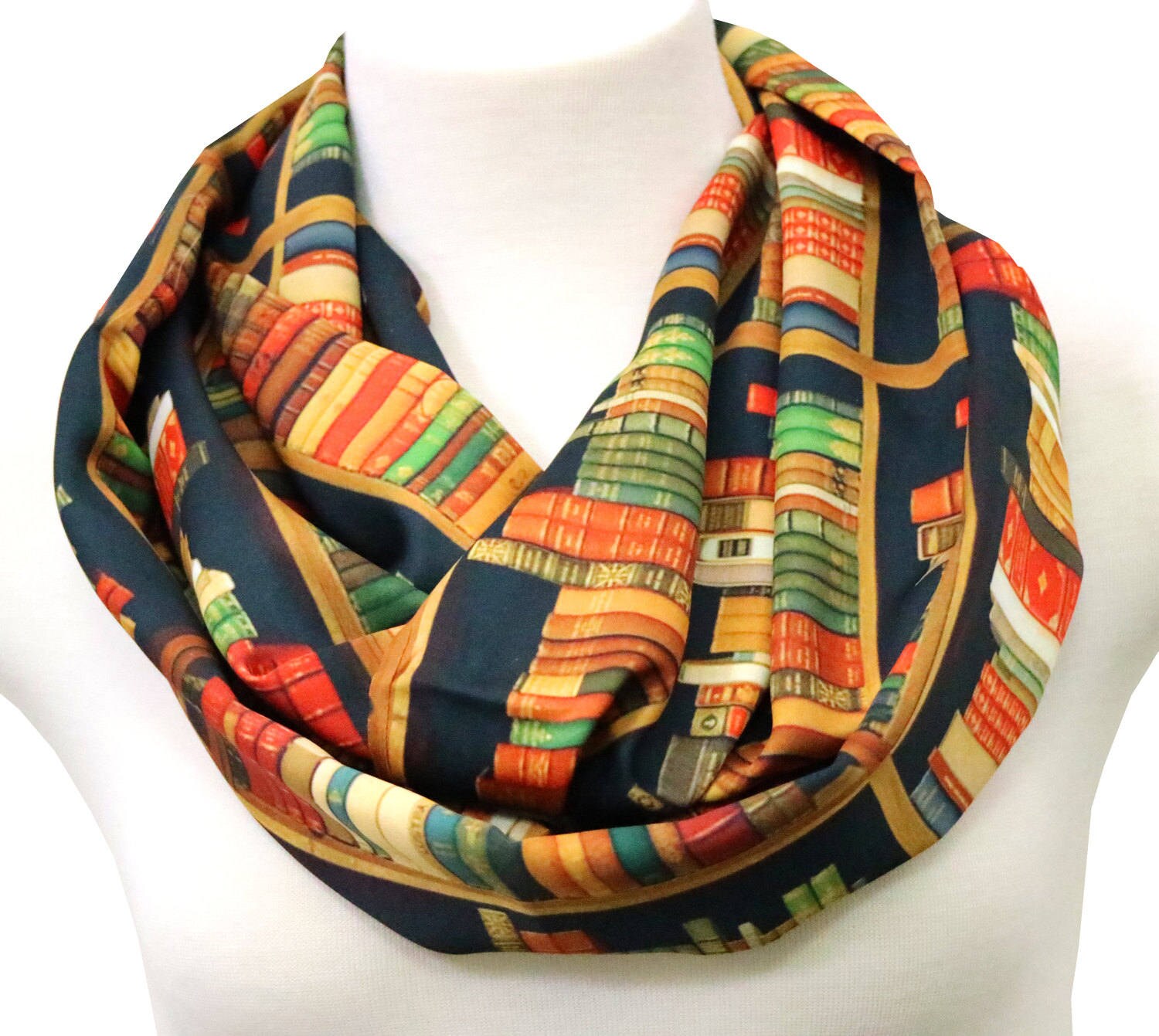 Book scarf Literary Gifts classic book scarves Library shawl