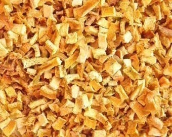 Dried Orange Peel Pieces 1/2 pound - Great for craft projects and holiday decorating