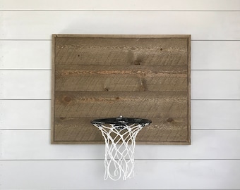 Rustic basketball goal, reclaimed wood goal, basketball ball hoop