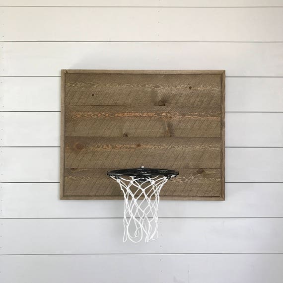 Rustic basketball goal reclaimed wood goal basketball ball