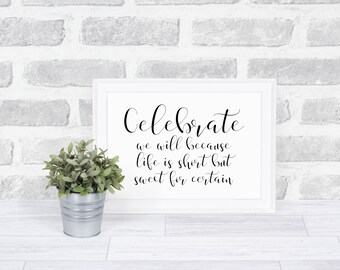 Two Step - Celebrate We Will Because Life Is Short But Sweet For Certain - Dave Matthews Band Lyrics - Digital Download