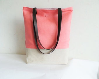 salmon pink bag