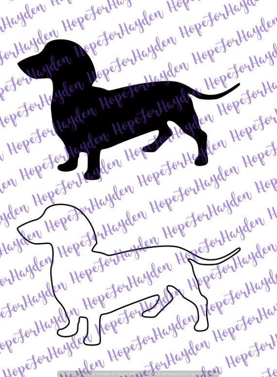 Download Dachshund SVG Dachshund Silhouette SVG Dachshund Outline