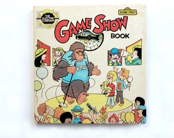Vintage Children's Book, The Game Show Book, Kids Travel Game