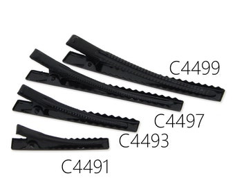 20PCS Black Alligator Hair Clips,Metal Hair Clip, Hair Bow