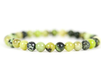 Chrysoprase Bracelet, Natural Gemstone Bracelet, Healing Bracelet, Gemstone Bracelet, Handmade Jewelry, Gemstone Jewelry