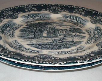 Vintage Plates x 2 from Grindley 'Country Inns' Collection