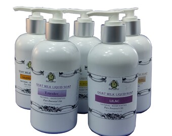 Liquid Soap, Liquid Hand Soap, Goat Milk Liquid Soap