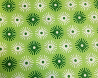 FABRIC 2.5 yards- Robert Kaufman -Starburst Lime