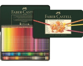 120 Faber Castell Polychromos Colored Pencils | Colored Pencil Set, Coloring Pencils Tin, Imported from Germany, Color Pencils, Artist Gifts