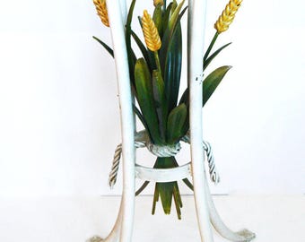Italian Tole Antique Table Wheat