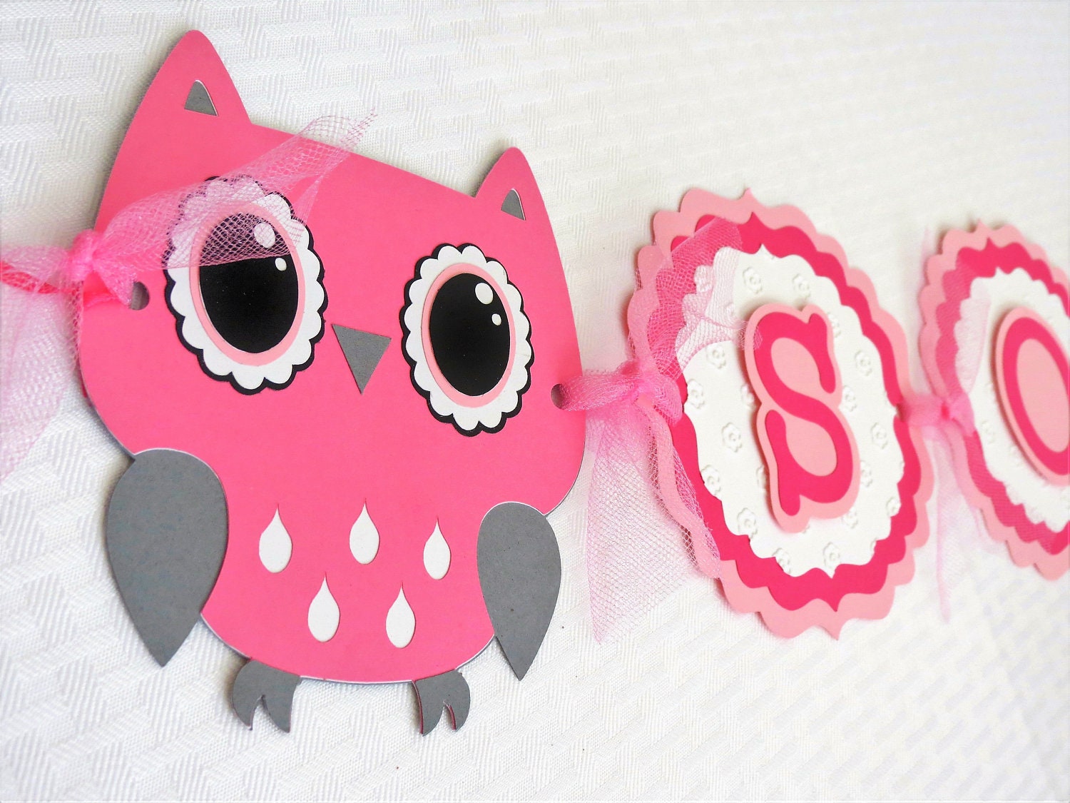 Owl Name Banner Owl Birthday Banner Baby Shower Banner Il Fullxfull Owl Name Banner Owl Birthday Banner Baby