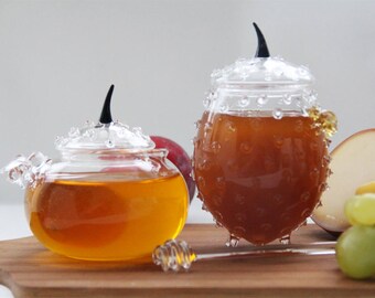 Honeypot. Honey jar. Honey dispenser. Honey pot. Honey jar. gifts for mom. Gifts for grandma. mom gifts. Birthday gift mom. Honeypot.