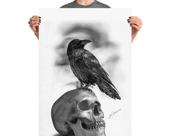 Raven drawing | Etsy