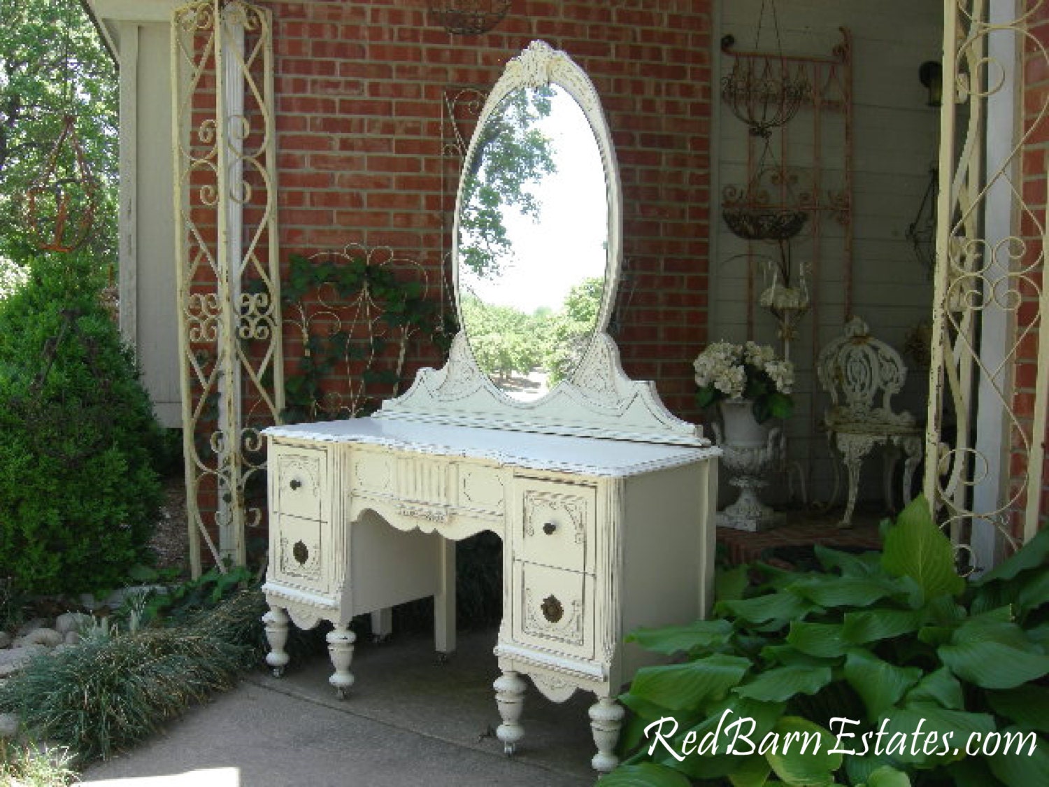 MAKEUP VANITY Custom Order An Antique Dresser Shabby Chic ...