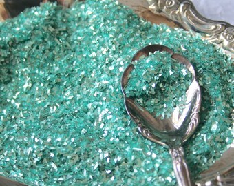 German Glass Glitter AQUA