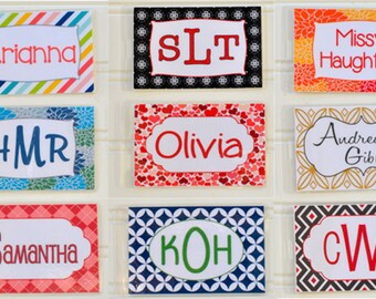 Custom Luggage Tag - Personalized Bag Tag - Monogrammed Luggage Tag - Buy 4, Get 1 Free